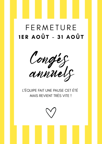Congés d'été